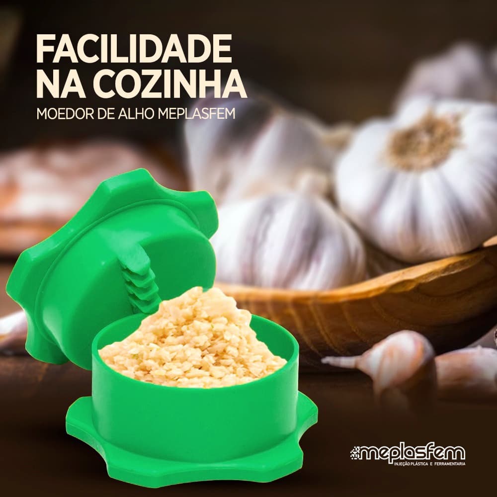 Triturador De Alho Moedor Cozinha