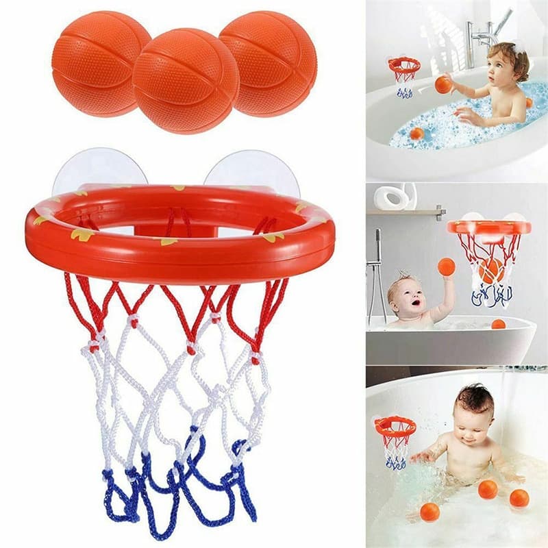 Baby Bath Toy Toddler Boy Water Toys/Banheira De Banho Tiro De Basquetebol Com 3 Bolas