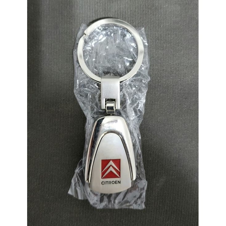 Chaveiro Citroen Logo Na Cor Vermelha - Novo