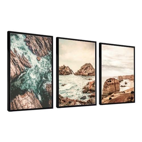 Quadros decorativos paisagem praia quarto sala