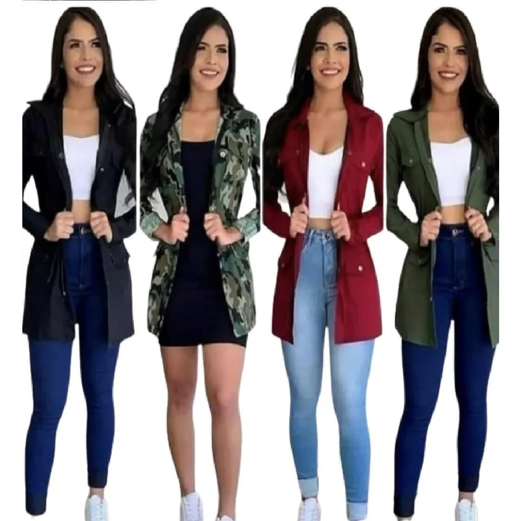 Jaqueta Parka Feminina Bengaline Rock