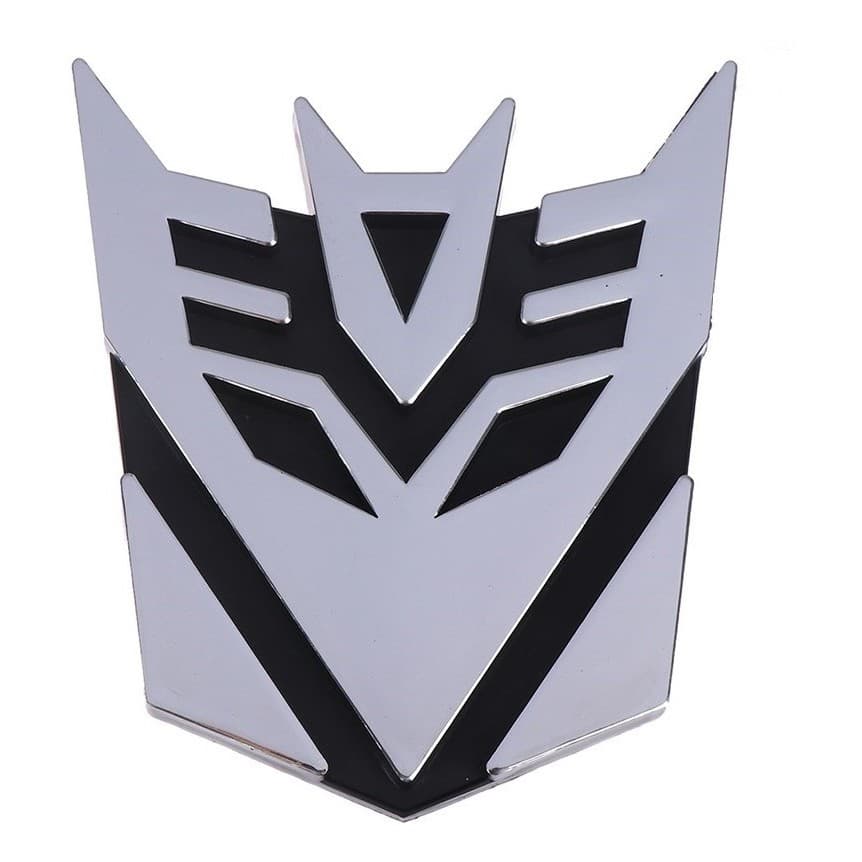 Transformers Adesivo Emblema Tuning Carro Decepticons 8cm Automóvel Moto