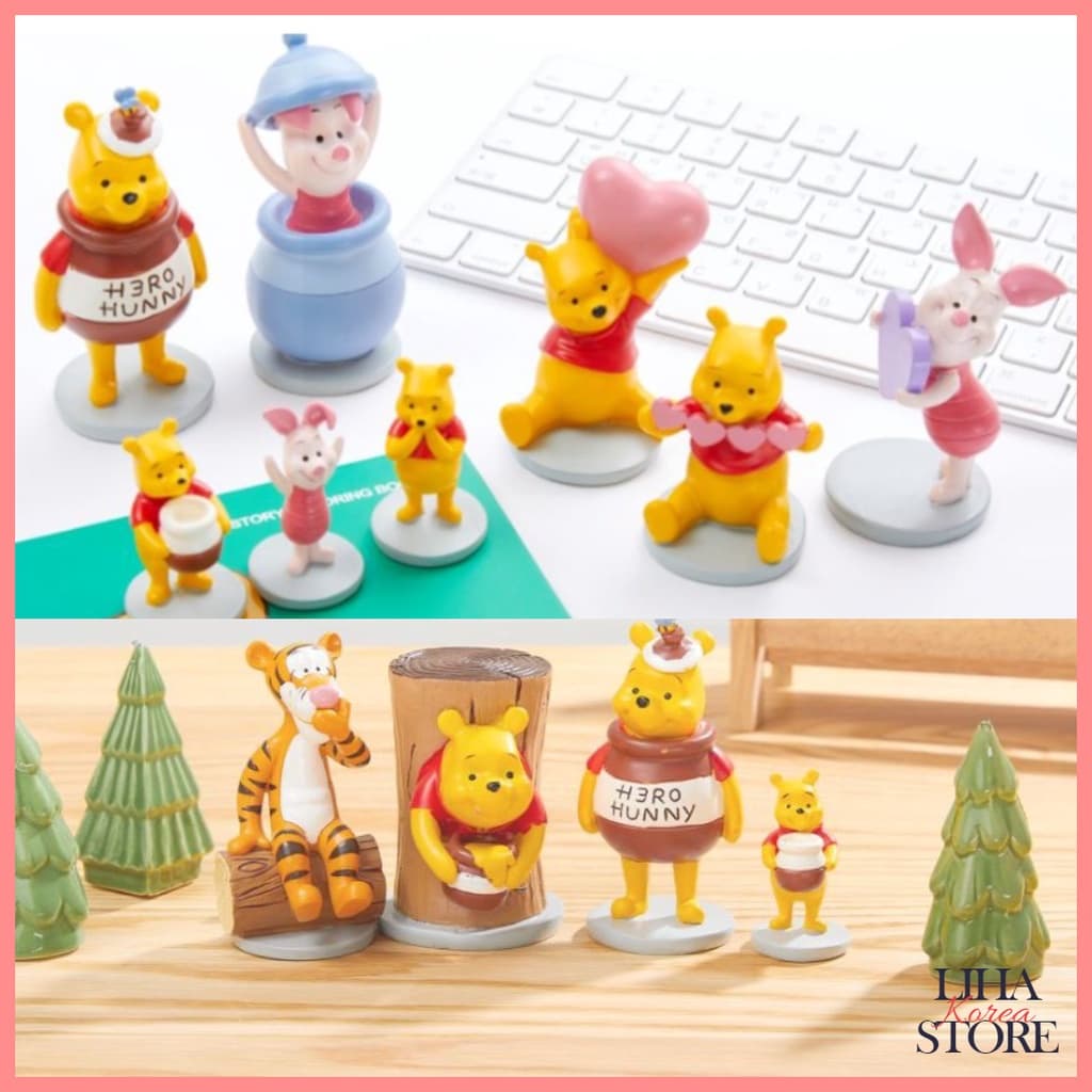 Figuras De Ação Do Ursinho Pooh Da Disney Tigrão Leitão