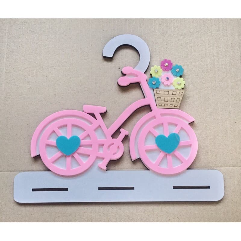 Cabide porta laços bicicleta