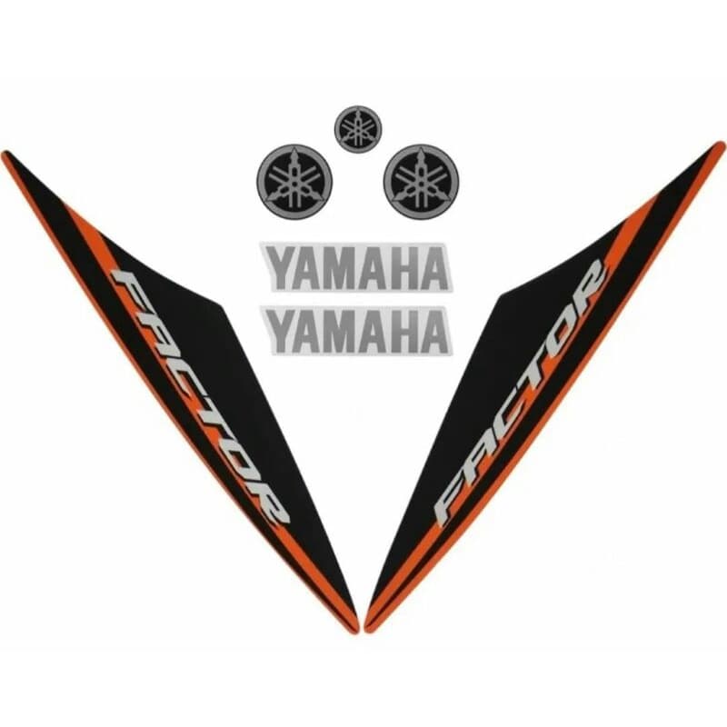KIT FAIXA ADESIVO JOGO COMPLETO FACTOR 125 2015/2016 LARANJA