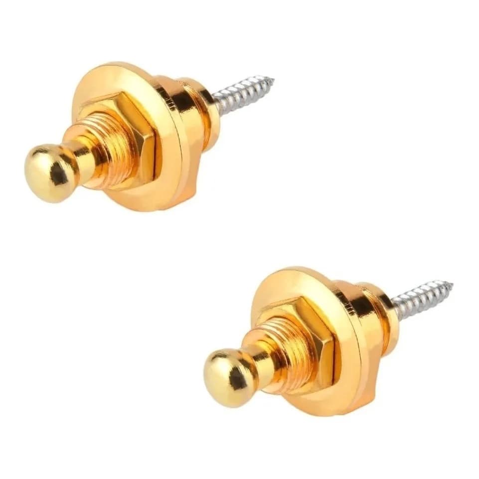 2 Strap Lock Roldana Trava Aut Correia Guitarra Baixo Violão