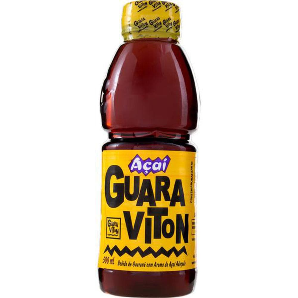 3 unidades Bebida Mista de Guaraná e Açaí Guaraviton 500ml
