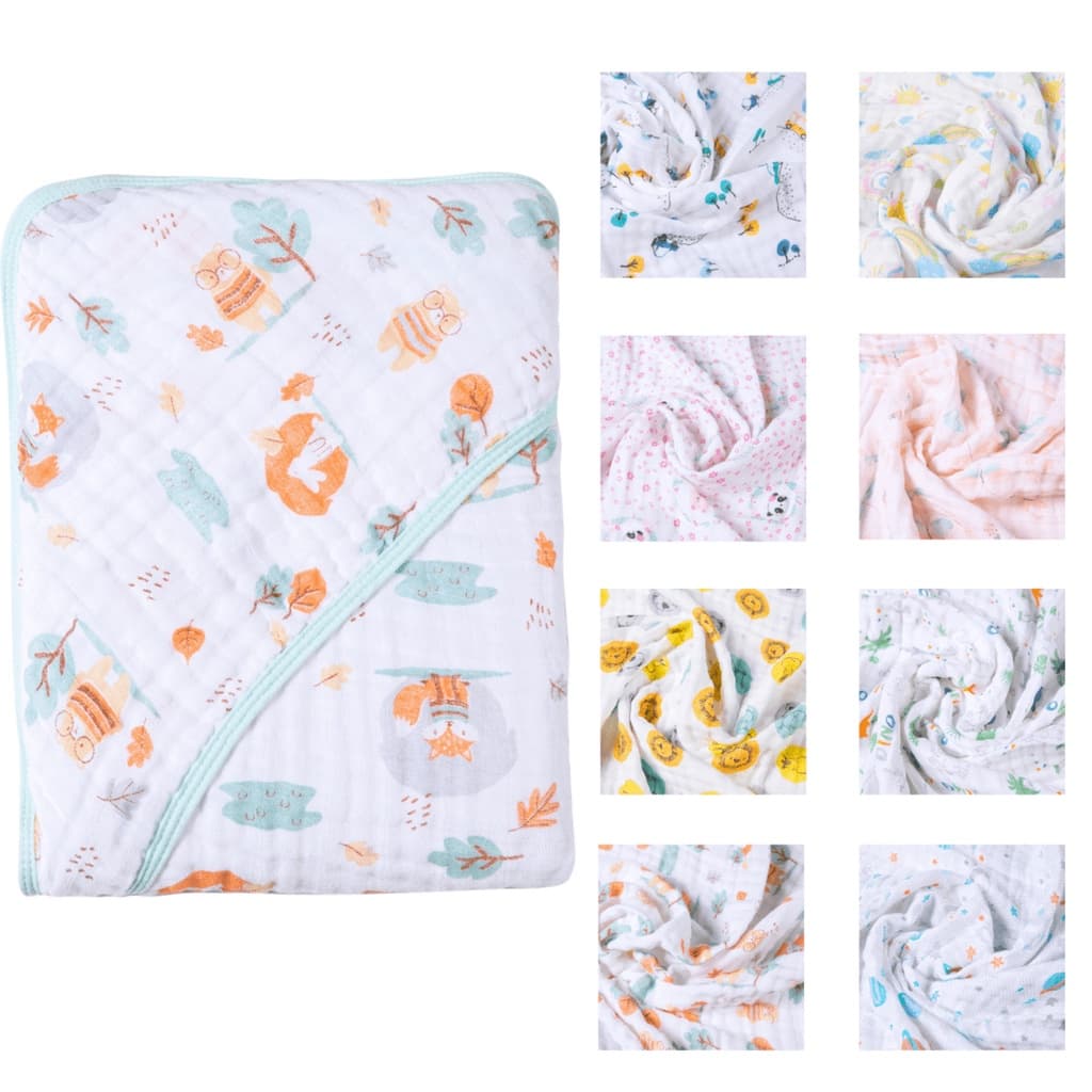 Toalha Banho Bebe Soft Com Capuz Enxoval para Bebê Papi Karinho