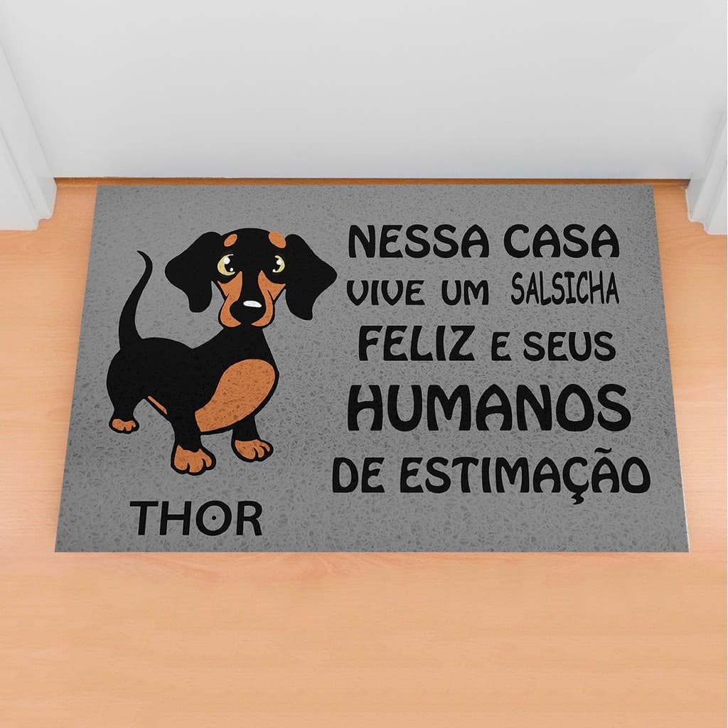 Tapete Capacho Pet Salsicha - CA 010339