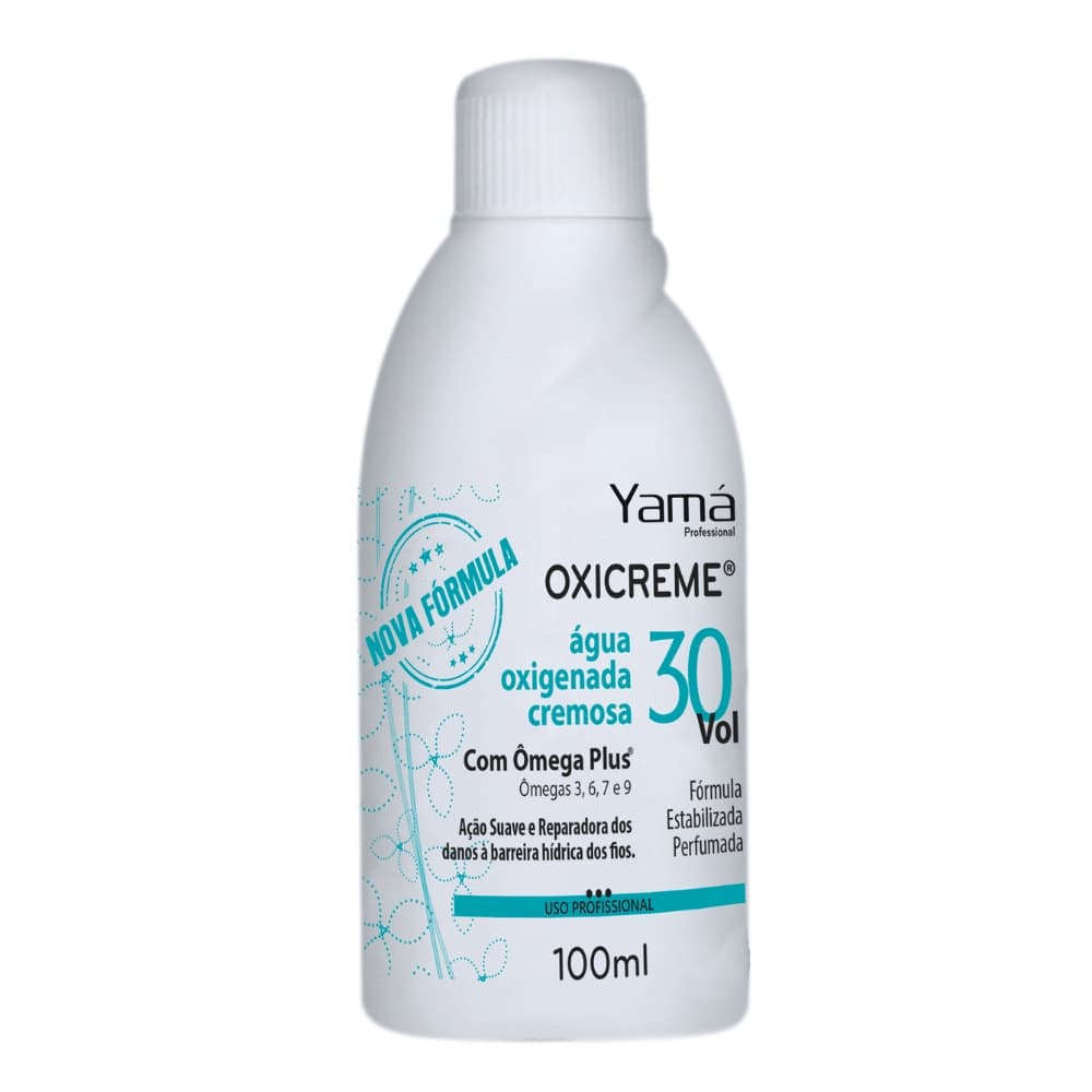 Água Oxigenada Cremosa Yamá Oxicreme 100ml 30 Volumes