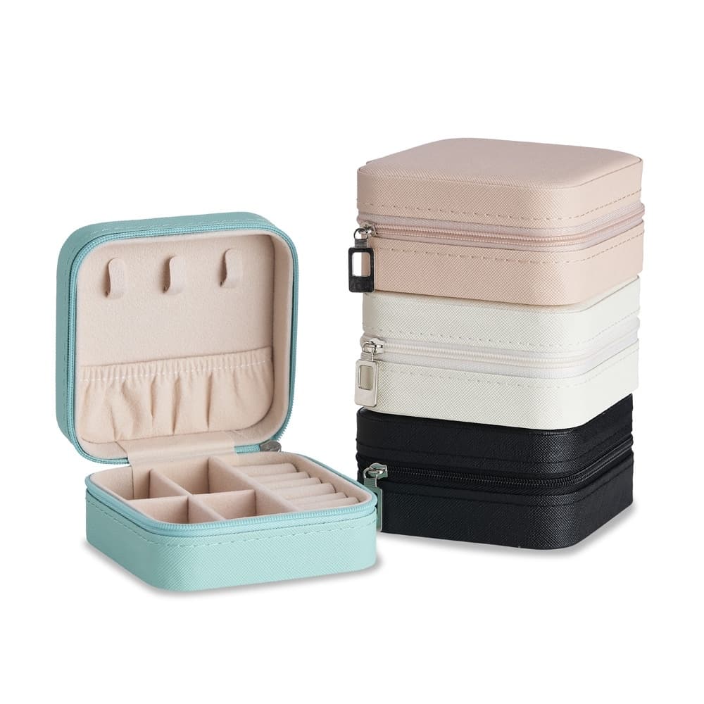 Porta Joias Para Viagem, Caixa/bolsa Com Ziper