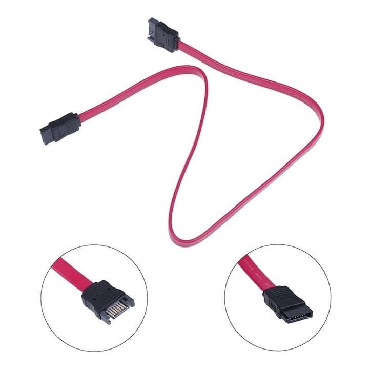 Cabo Extensor Sata Dados 7 Pinos M / F  50 Cm (50cm)