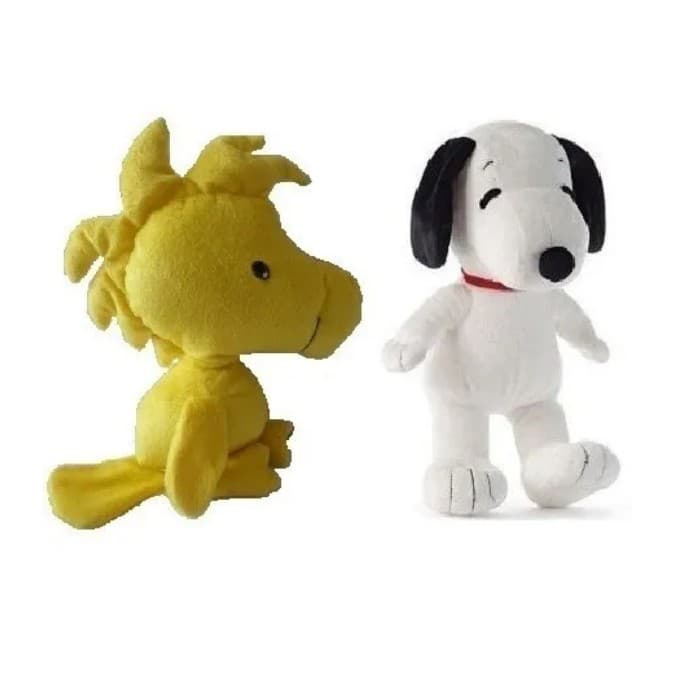 Kit 2 Pelúcia Snoopy e Woodstock Amigo Unissex Antialergico