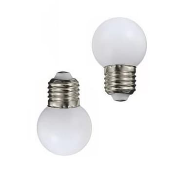 Kit 2 Lâmpada Led Camarim Mini Bulbo Bolinha 3w Branco Frio Bivolt