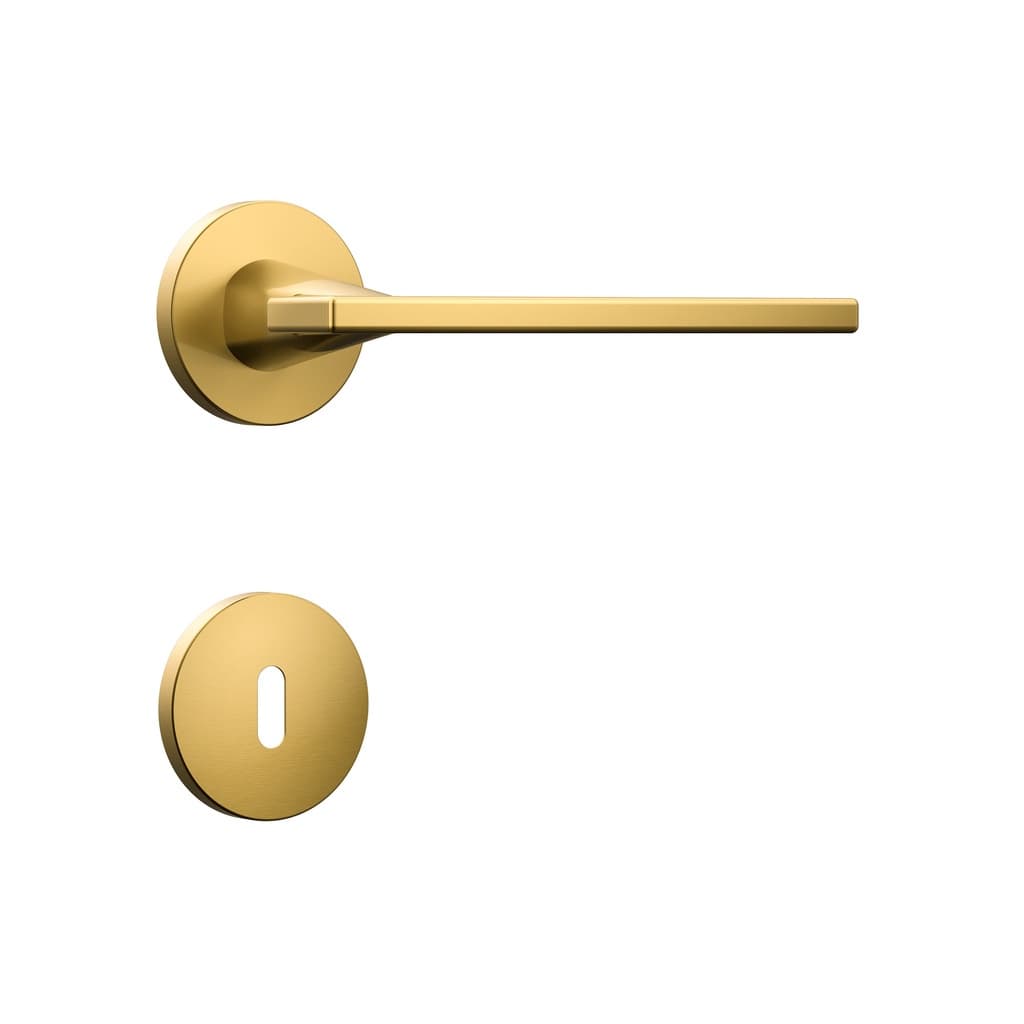 Fechadura De Porta Interna Classic 3000 Redonda Gold Stam