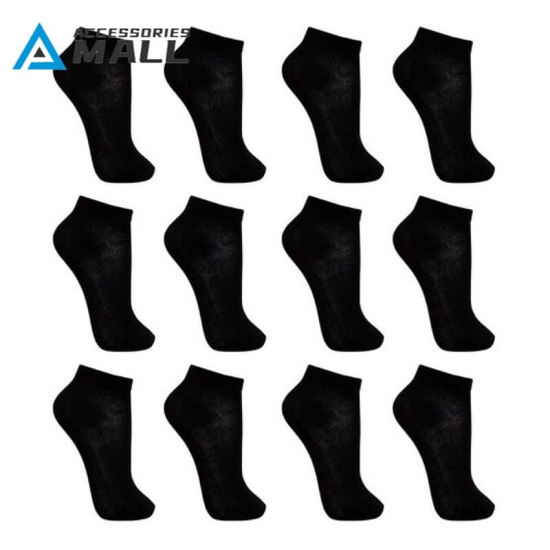 Kit 12 Pares Meias Masculina Soquete Cano Curto Preto 38 Ao 44 frete rápido