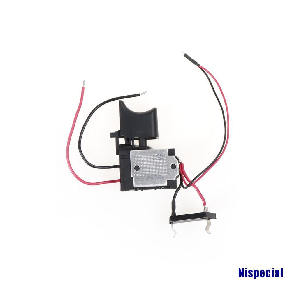 Nispecial Interruptor De Gatilho / Botão De Pressão / Controle De Velocidade / Furadeira Elétrica 7,2-24v