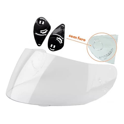 Viseira + Reparo Vaz V10 100 Antigo Cristal 1667c + 1150P
