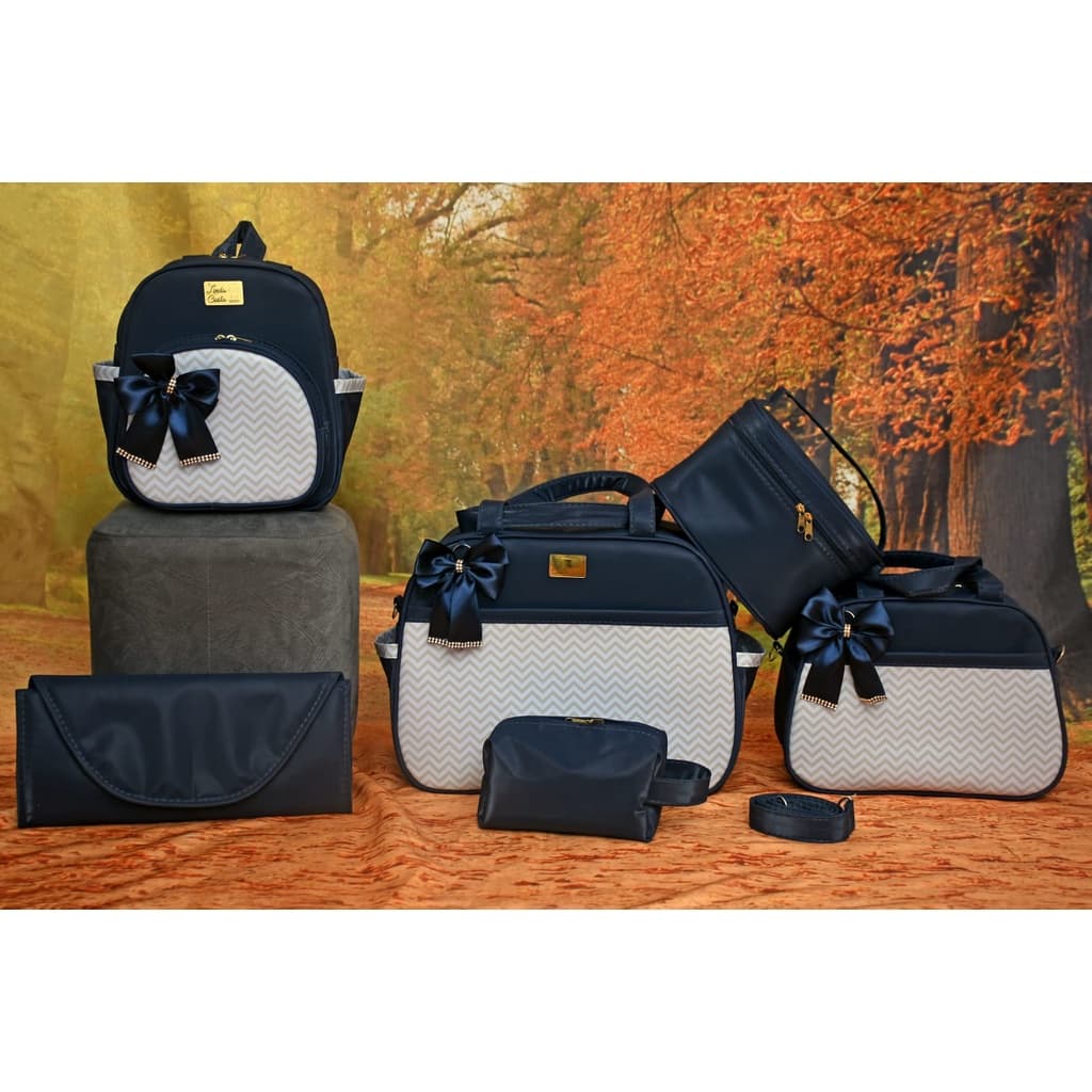 kit de bolsas de bebê saída maternidade de 6 peças