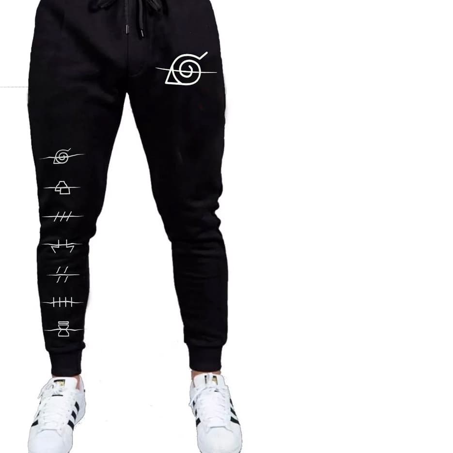 Calça De Moletom  Itachi Uchiha Naruto Konoha Vilas Anime