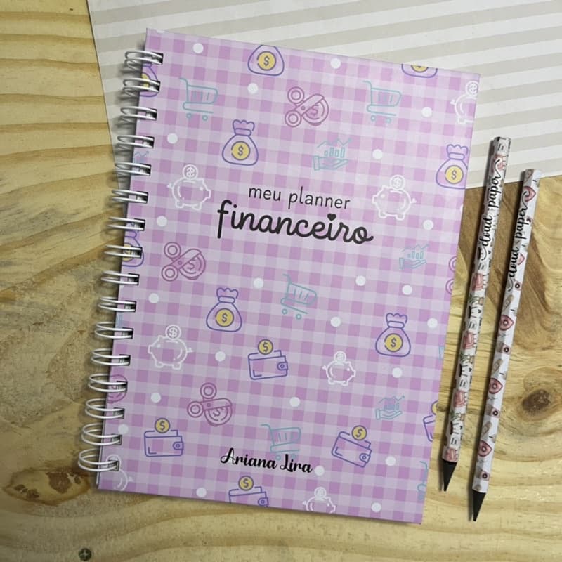 Planner Controle financeiro contas pagar 2026