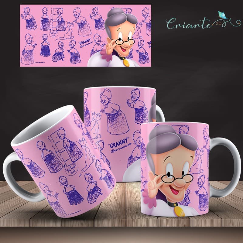 Caneca Porcelana Coleção Looney Tunes #09