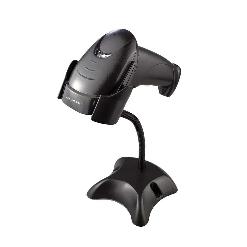 Leitor de Código de Barras com fio USB com Suporte - Original