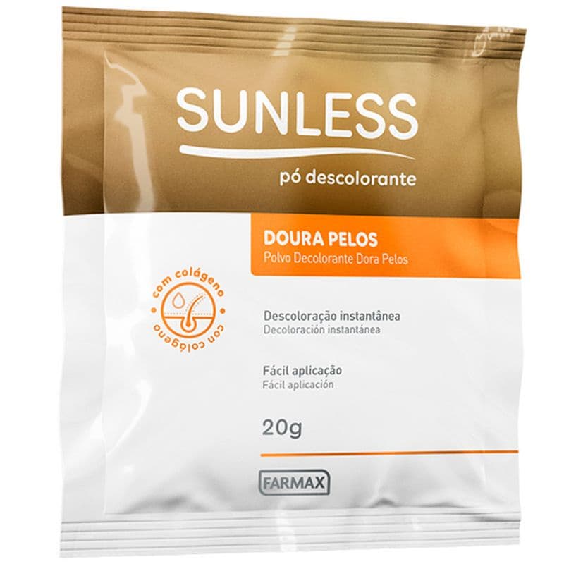 Farmax Pó Descolorante Doura Pelos Sunless - 20g