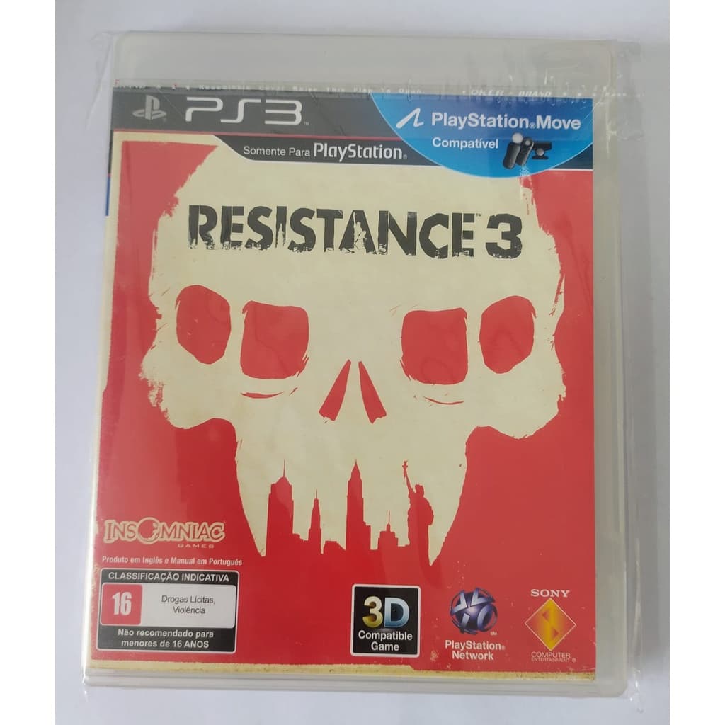 Resistance 3 PS3 Original Mídia Física Pronta Entrega