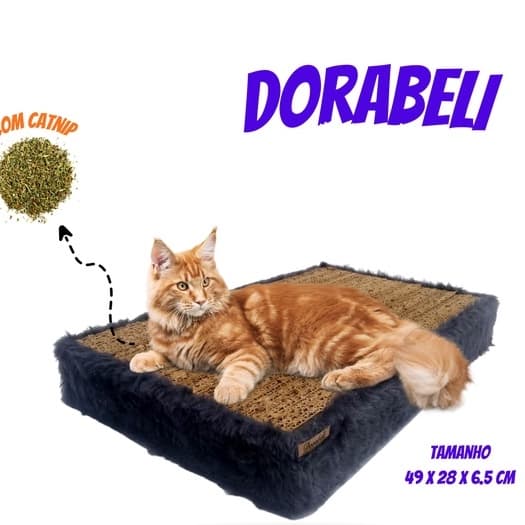 Arranhador para Gato Dorabeli Com Erva Catnip
