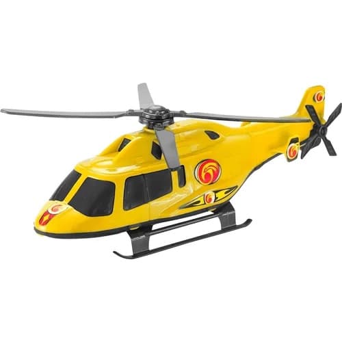 Mini Helicoptero De Brinquedo 30cm Varias Cores - Bs Toys