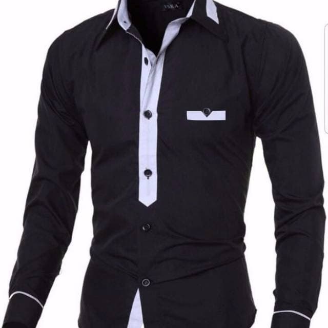 Camisa De Manga Comprida Masculina KEMEJA HAYDEN | Roupas Masculinas FORMAL POPULAR SLIM FIT Para Homens