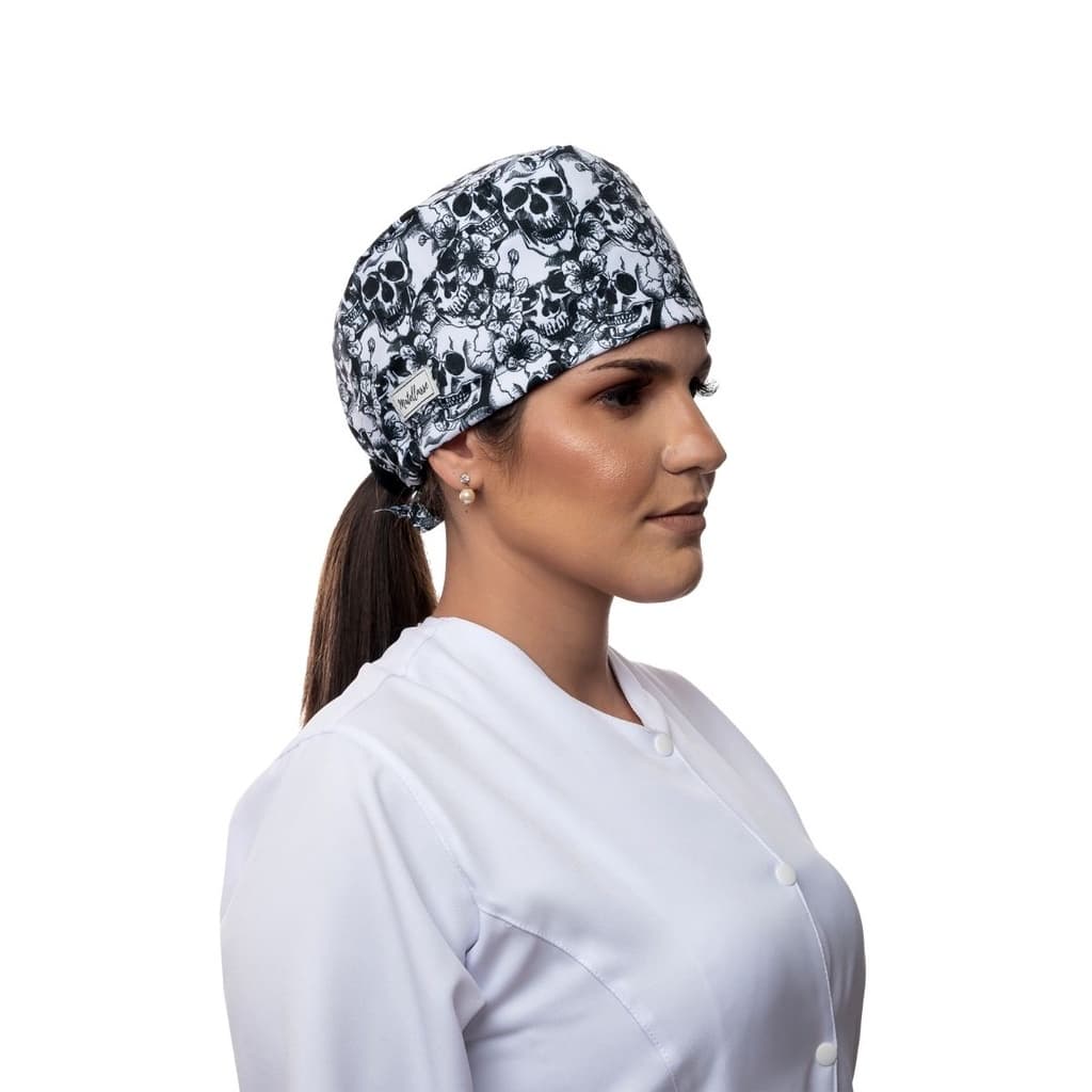 Toca Cirúrgica  Bandana Hospitalar Enfermagem Uniformes Profissionais