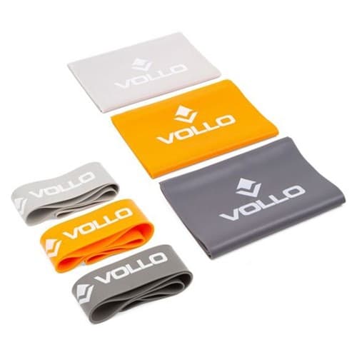 Kit 6 Faixas Elásticas Theraband e mini bands VP1080 Vollo