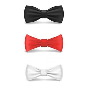 Gravata Borboleta Preto Branco Ou Vermelho Para Carnaval Eventos Casamento e Adereço