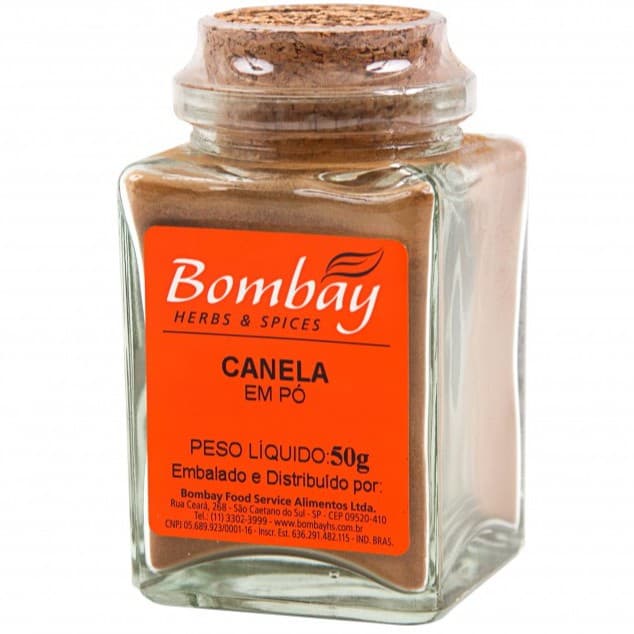 Canela em pó 50g - Bombay