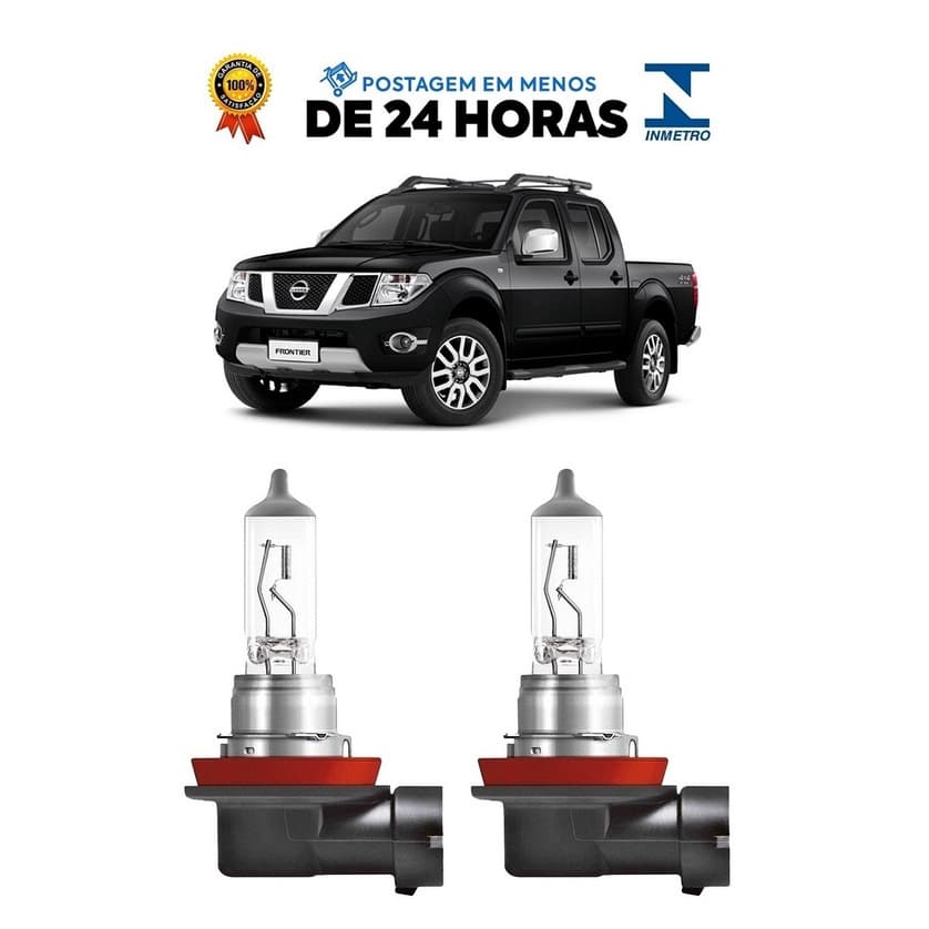 Par Lampada Farol de Milha Frontier 2008 2009 2010 2011 2012 2013 2014 2015 H11