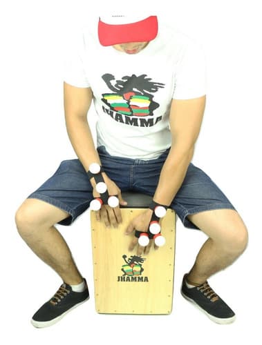 Luva Shaker Para Cajón Acessório Jhamma Percussões ( O Par )