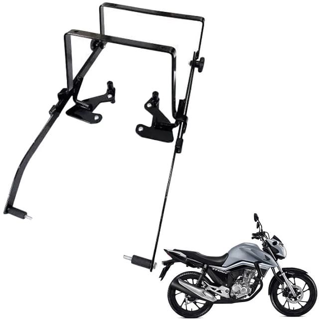Suporte de Baú de motoboy trilho bau motofrete Para moto motocicleta honda Titan 160 2018 até 2022 Chapam Aço