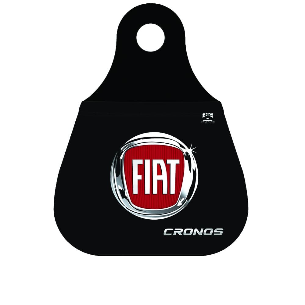 Lixinho lixeira lixo para cambio de carro Logo Vermelho Fiat Cronos