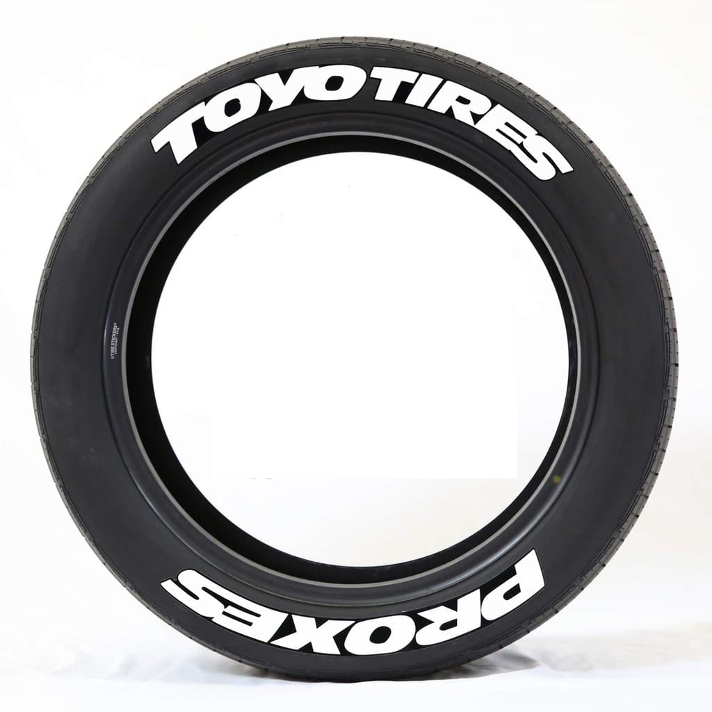 TOYO Pneus PROXES Personalidade Universal Adesivo De Carro Roda De Pneu Motocicleta 3d Carta Em Inglês