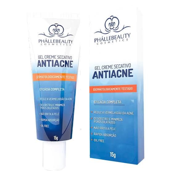 Gel Creme Secativo Antiacne Phallebeauty