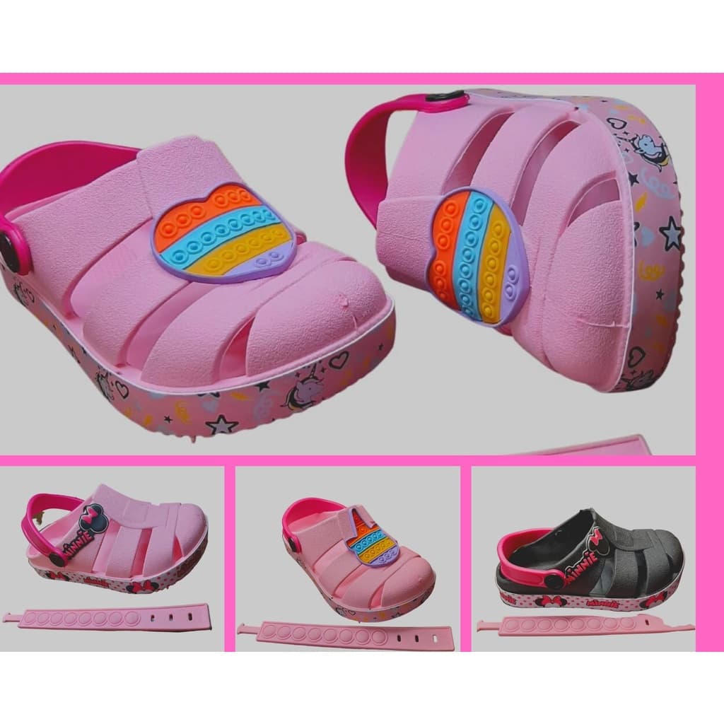 sandalia infantil minnie chinela menina babuche infantil minnie  Sandália menina