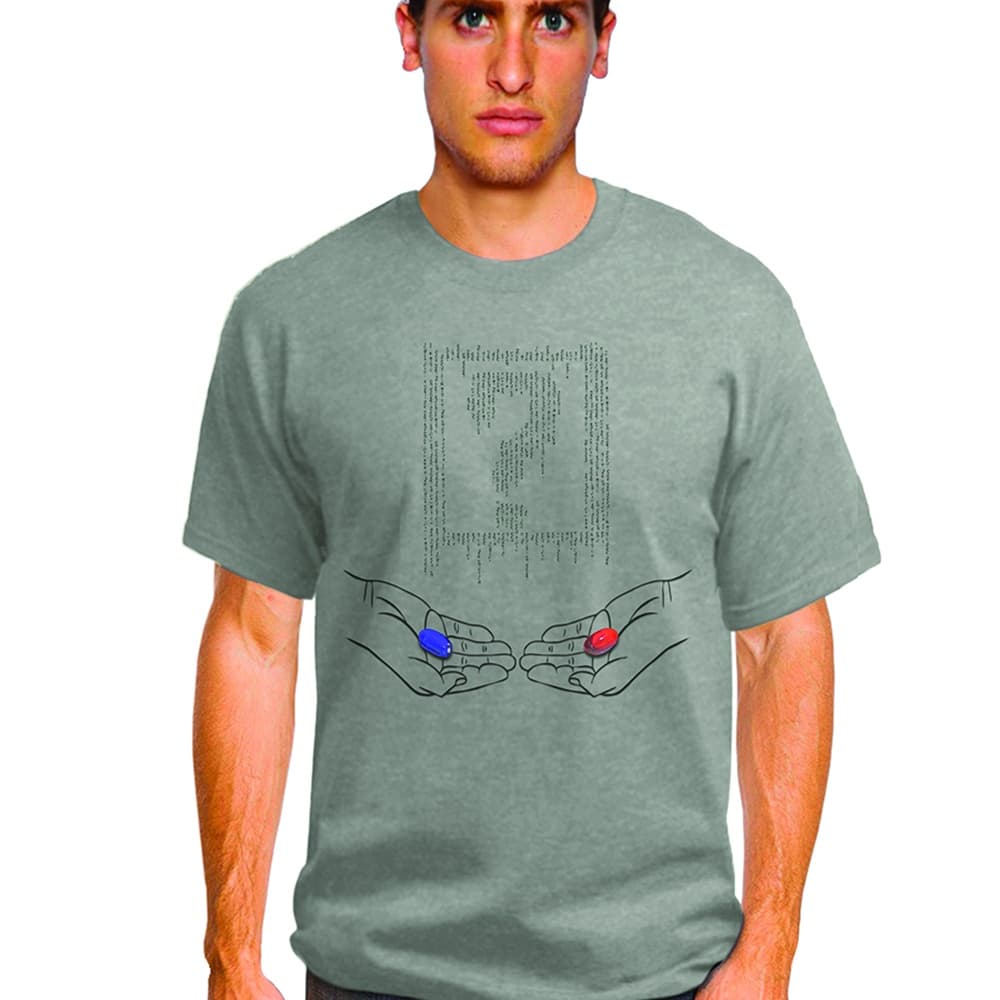 Camiseta Camisa Pílula Azul Vermelha Matrix