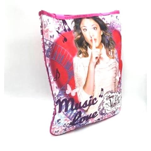 Bolsa feminina shopbag tote escolar adulto juvenil Violetta Disney 20100