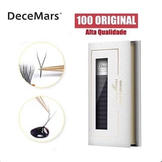 DeceMars YY Forma Preto Cílios Extensões C/D/DD YY Extensões De Cílios fio y decemars