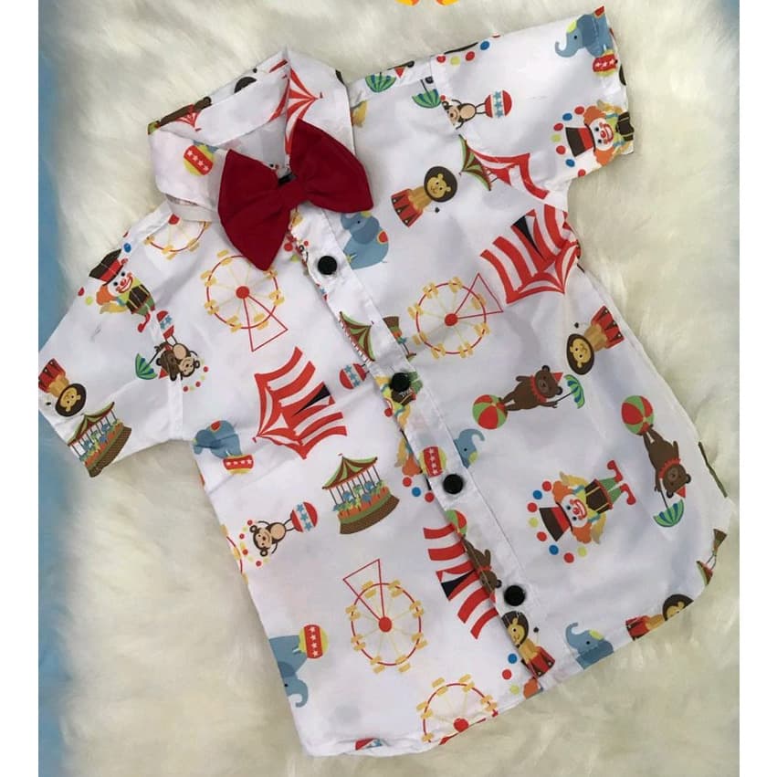 CAMISA Temática infantil social menino com gravata