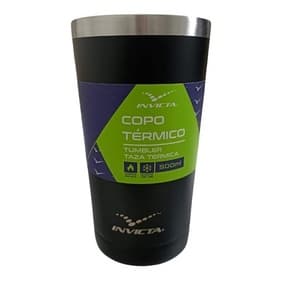 Copo Térmico 500ml Invicta Sem Tampa 4 Hrs Gelado Lançamento
