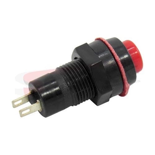 Kit 5 Peças- Chave Push Button Ds-213 Sem Trava Vermelha