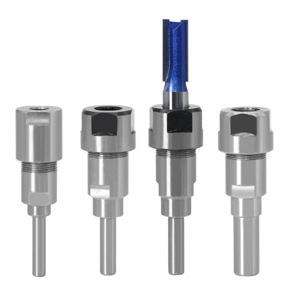 Suporte De Broca De Roteador 1/4 " 8mm 1/2 " Haste De Extensão De Pinça Para Fresa De Madeira